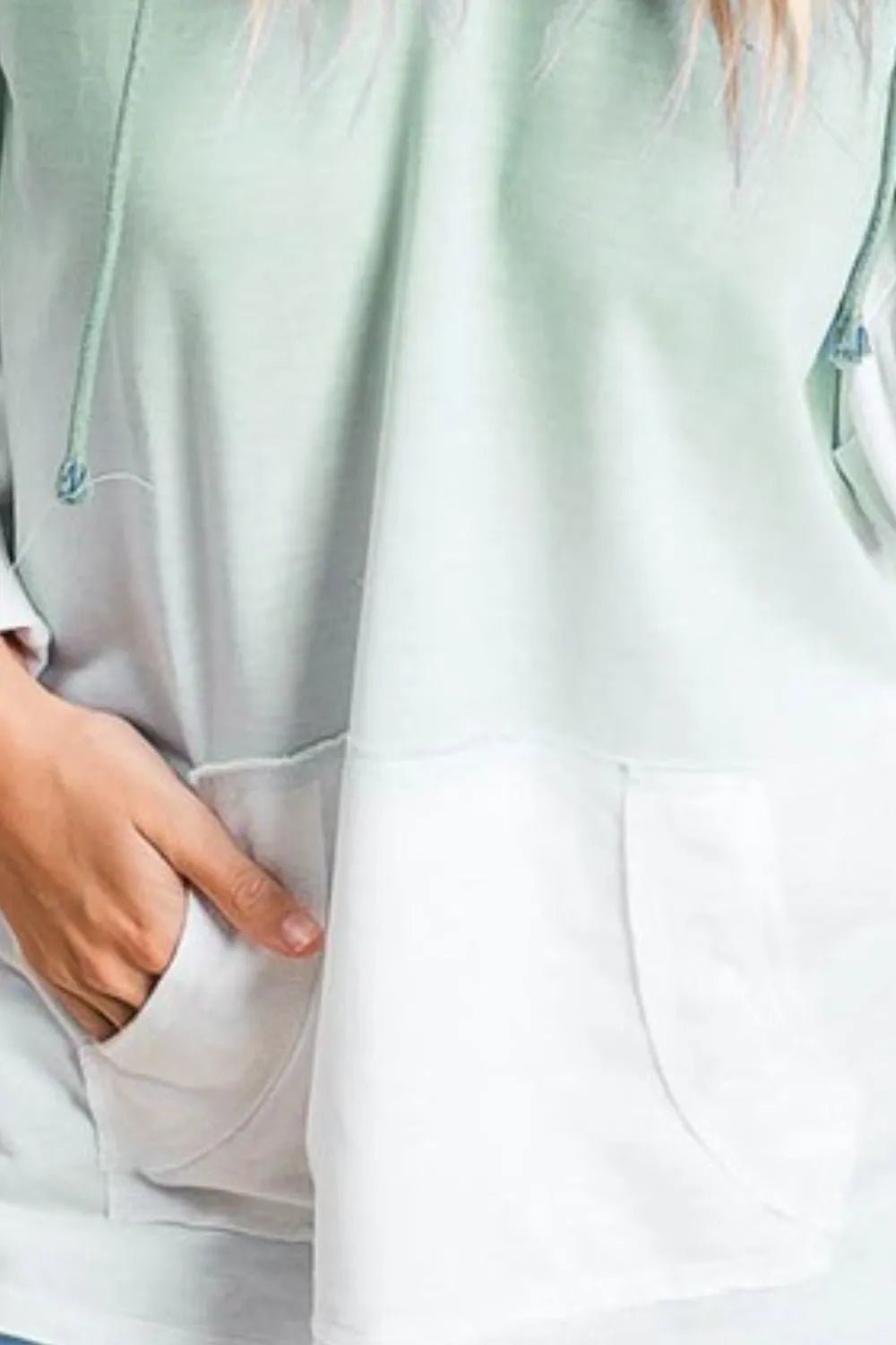 BiBi Deep Dye Knit Hoodie - Bitsy Gypsy Boutique