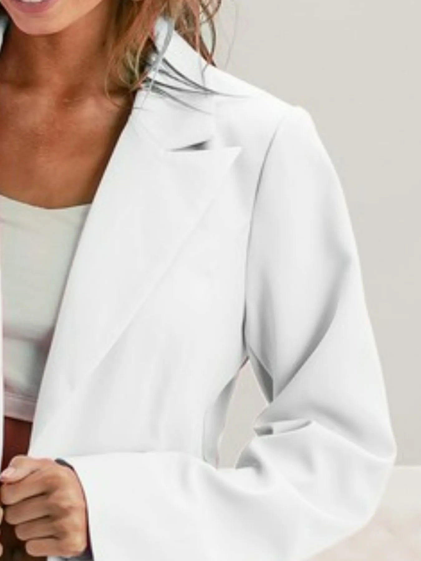 BiBi Single Breasted Peaked Lapel Blazer - Bitsy Gypsy Boutique