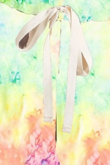 BiBi Tie Dye Soft Knit Casual Shorts - Bitsy Gypsy Boutique