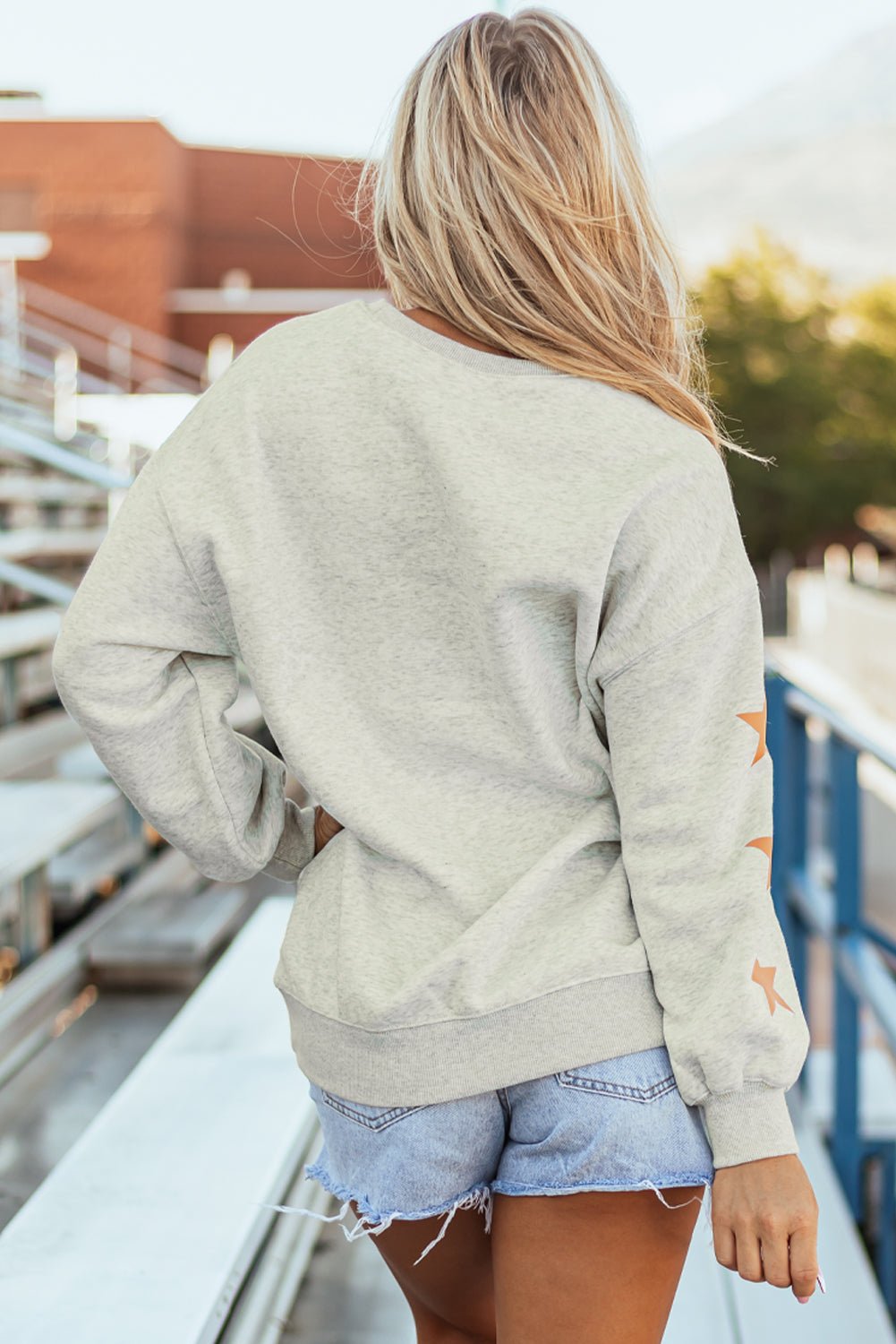 Black Game Day Graphic Rugby Football Season Sweatshirt - Bitsy Gypsy Boutique