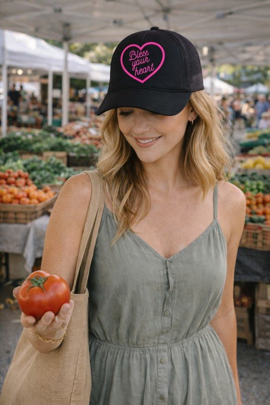 Bless your Heart Trucker Hat Collection - Bitsy Gypsy Boutique