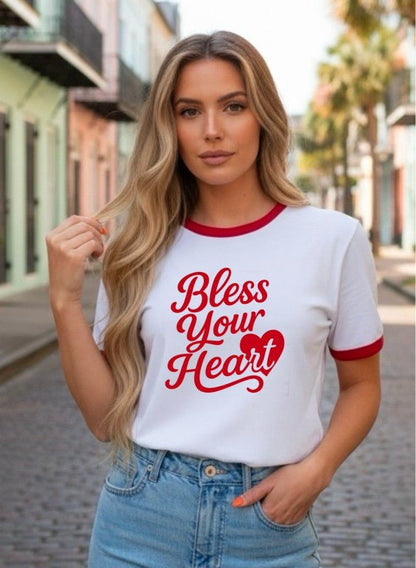 Bless Yoyur Heart Graphic Tee Top - Bitsy Gypsy Boutique