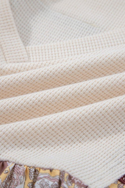 Boho Paisley Patchwork Long Sleeve Top - Bitsy Gypsy Boutique