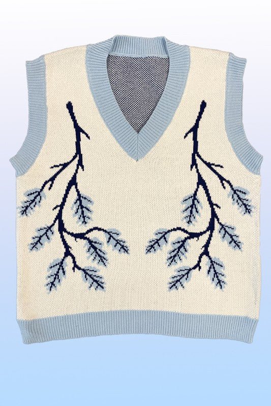 Branch sweater vest - Bitsy Gypsy Boutique