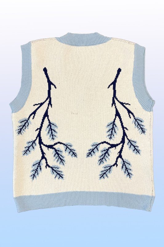 Branch sweater vest - Bitsy Gypsy Boutique