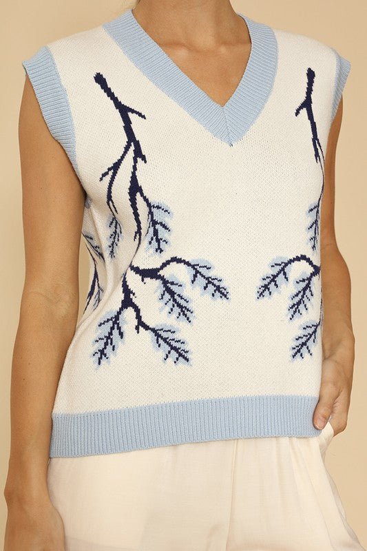 Branch sweater vest - Bitsy Gypsy Boutique