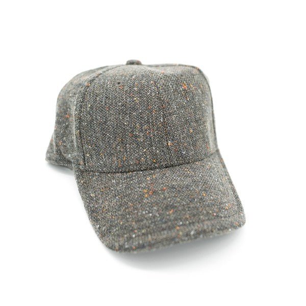 Breezy Tweed Ball Cap Fall Fashion Autumn Hat - Bitsy Gypsy Boutique