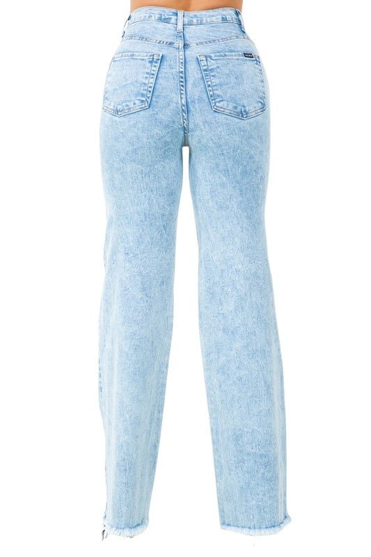 Brook Varsity Jean in Light Wash - Bitsy Gypsy Boutique