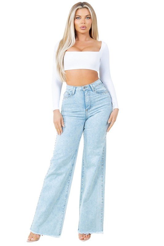 Brooklyn Studded Jean - Bitsy Gypsy Boutique