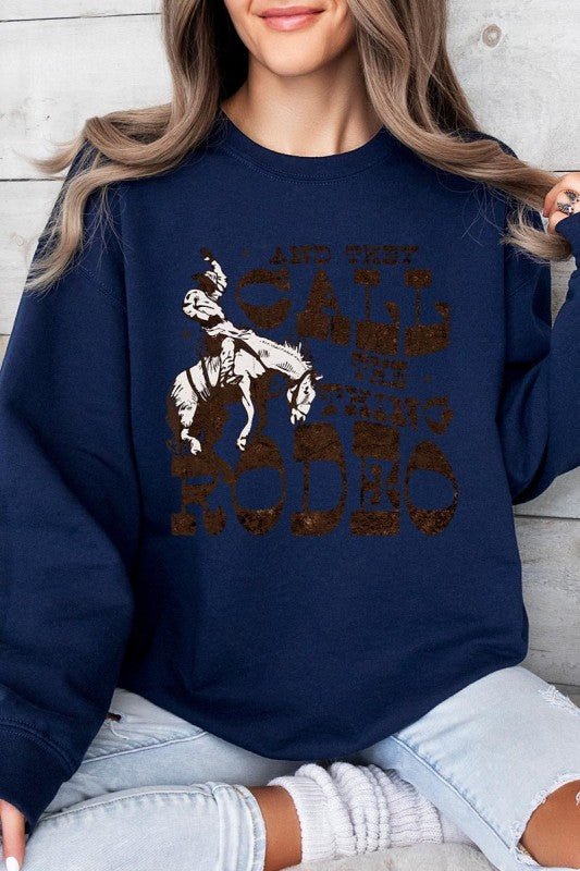 Call It Rodeo Western Graphic Sweatshirt - Bitsy Gypsy Boutique