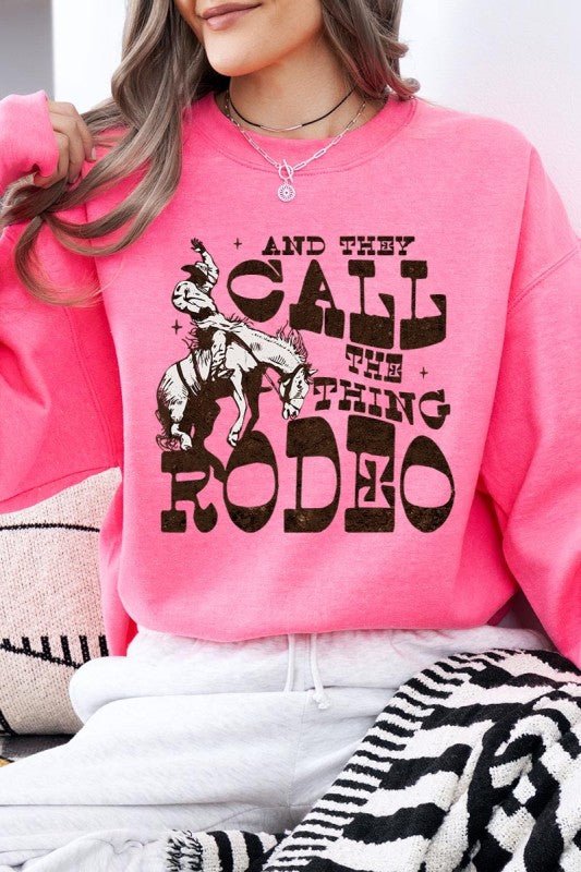 Call It Rodeo Western Graphic Sweatshirt - Bitsy Gypsy Boutique