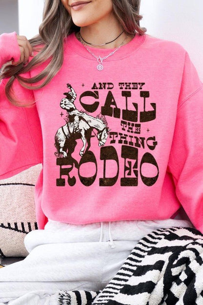 Call It Rodeo Western Graphic Sweatshirt - Bitsy Gypsy Boutique