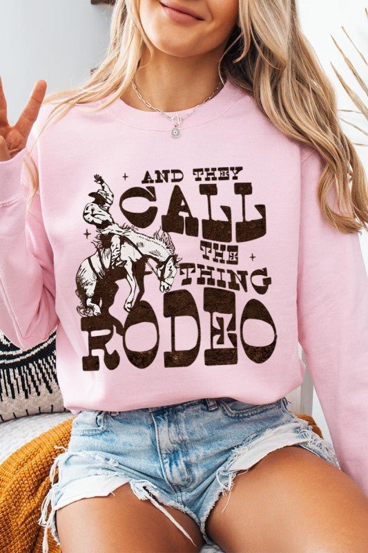 Call It Rodeo Western Graphic Sweatshirt - Bitsy Gypsy Boutique