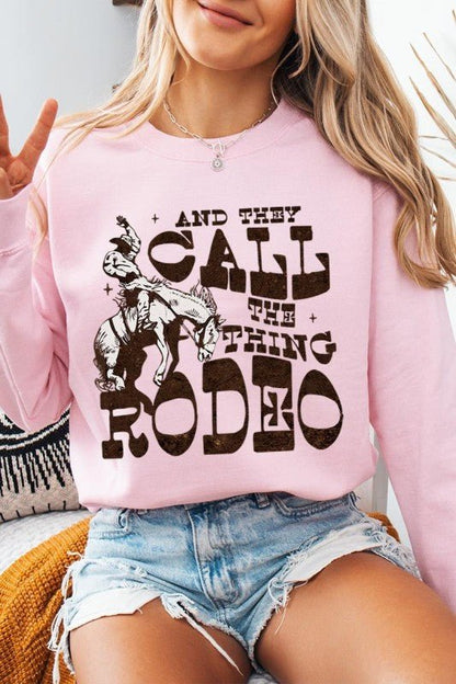 Call It Rodeo Western Graphic Sweatshirt - Bitsy Gypsy Boutique