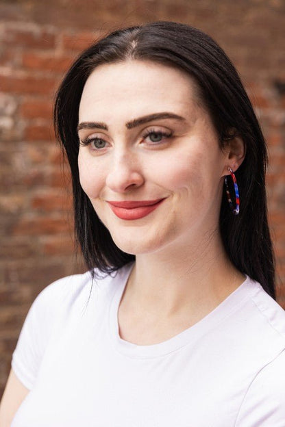 Cameron Hoops - Americana - Bitsy Gypsy Boutique