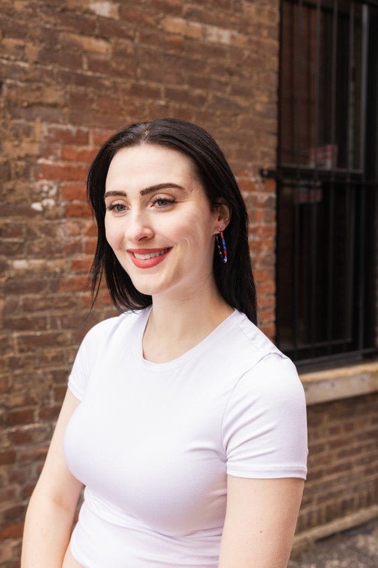 Cameron Hoops - Americana - Bitsy Gypsy Boutique