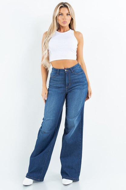 Camila Wide Leg Jean - Bitsy Gypsy Boutique