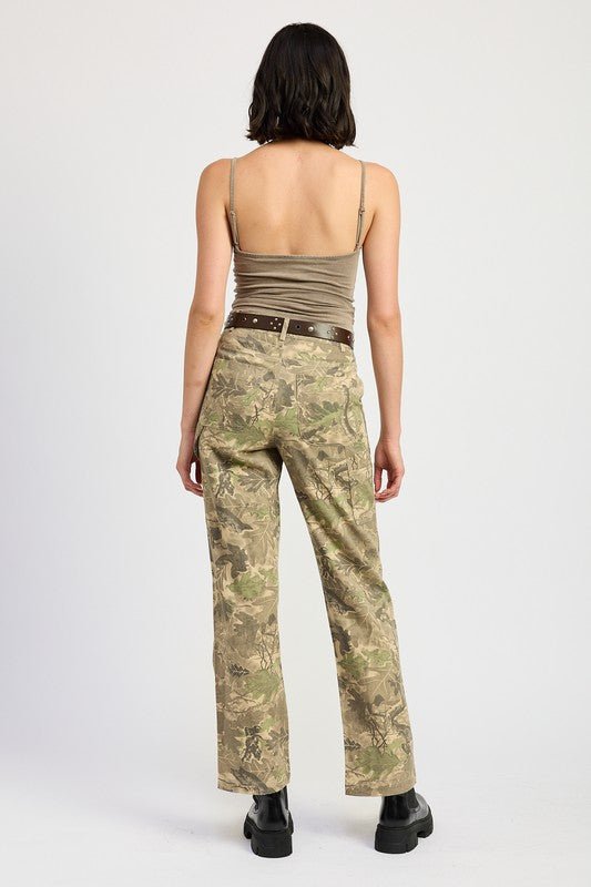 CAMO CARGO PANTS - Bitsy Gypsy Boutique