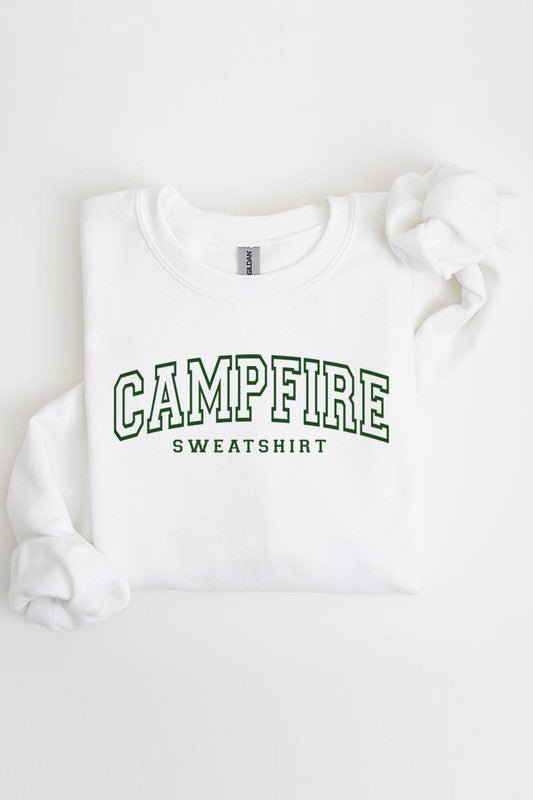 Campfire Sweatshirt Graphic Fleece Sweatshirts - Bitsy Gypsy Boutique