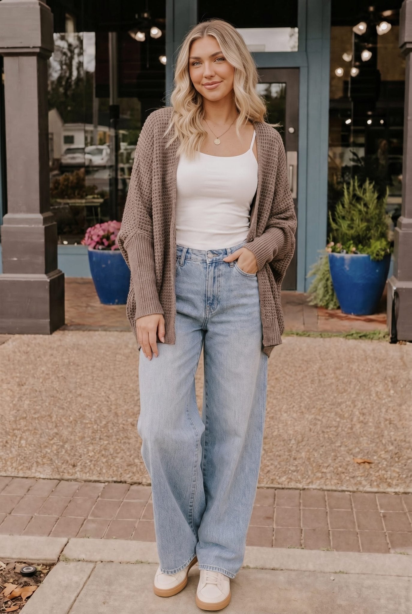 Chai Latte Knit Cardigan - Bitsy Gypsy Boutique