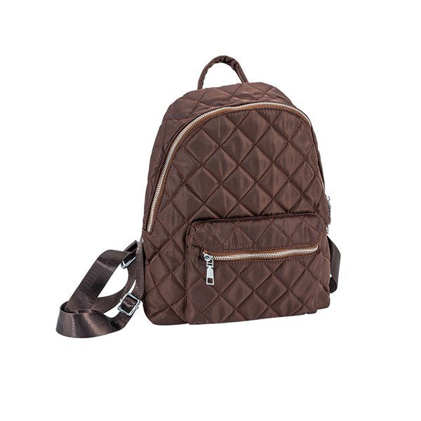 CHIC NYLON QUILTED FASHION BACKPACK - Bitsy Gypsy Boutique