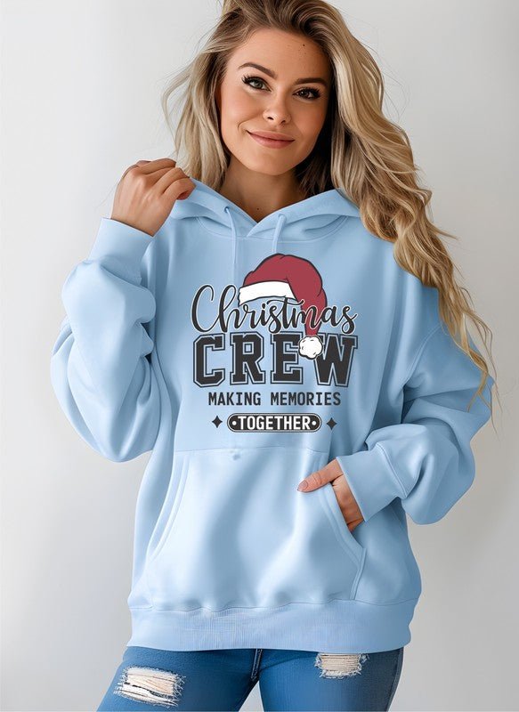 Christmas Crew Graphic Hoodie - Bitsy Gypsy Boutique