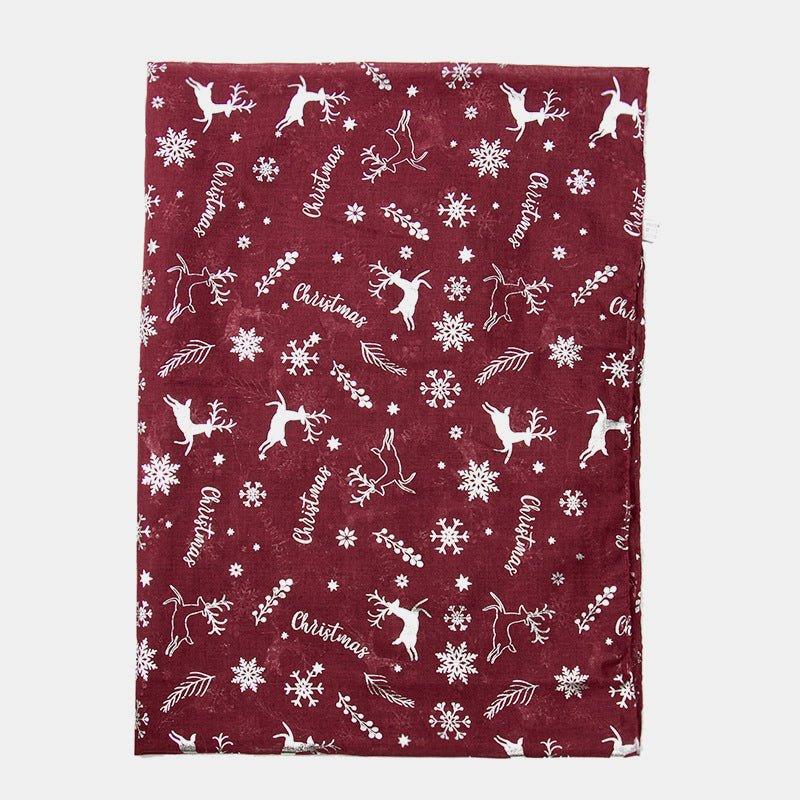 Christmas Element Polyester Scarf - Bitsy Gypsy Boutique