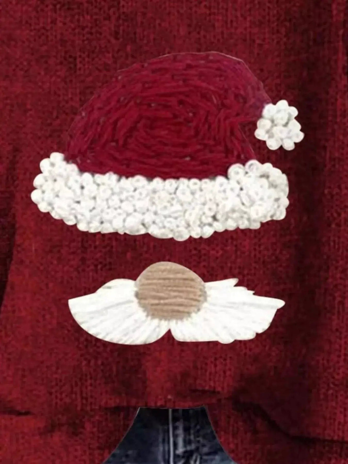 Christmas Graphic Dropped Shoulder Sweater - Bitsy Gypsy Boutique