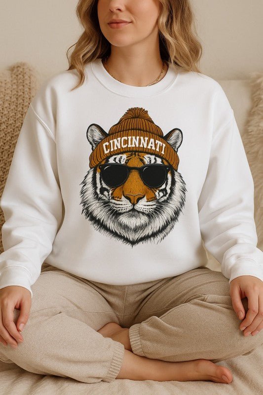 Cincinnati Team Sweatshirt - Bitsy Gypsy Boutique