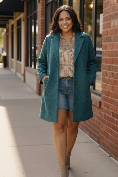 Frosted Teal Dream Coat