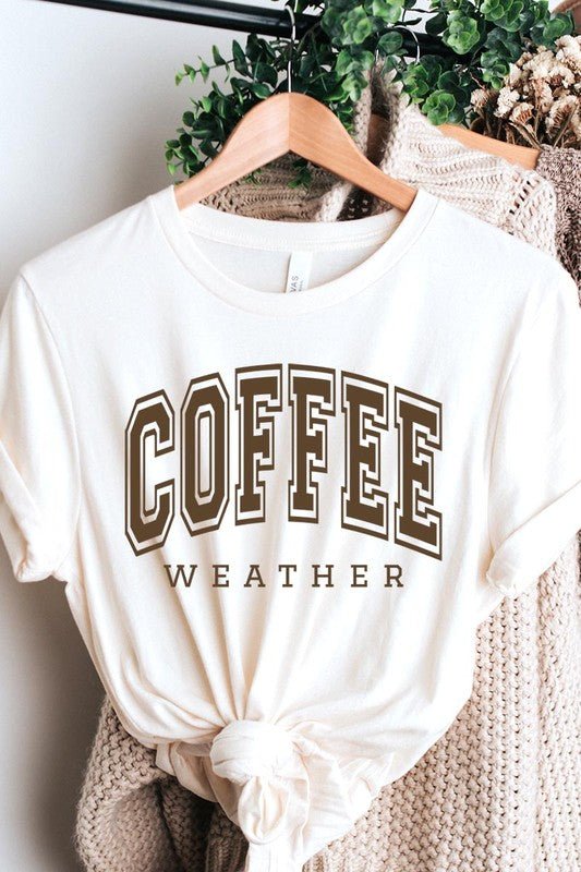 Coffee Weather Graphic Tee - Bitsy Gypsy Boutique