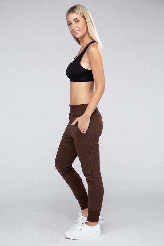 Comfy Stretch Lounge Sweat Pants - Bitsy Gypsy Boutique