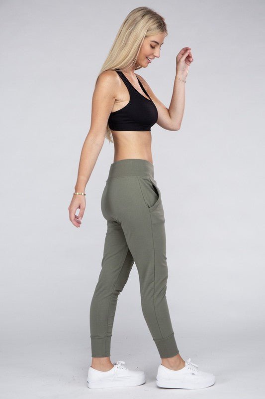 Comfy Stretch Lounge Sweat Pants - Bitsy Gypsy Boutique