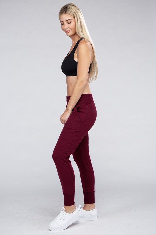 Comfy Stretch Lounge Sweat Pants - Bitsy Gypsy Boutique