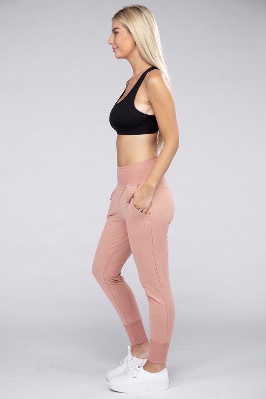 Comfy Stretch Lounge Sweat Pants - Bitsy Gypsy Boutique