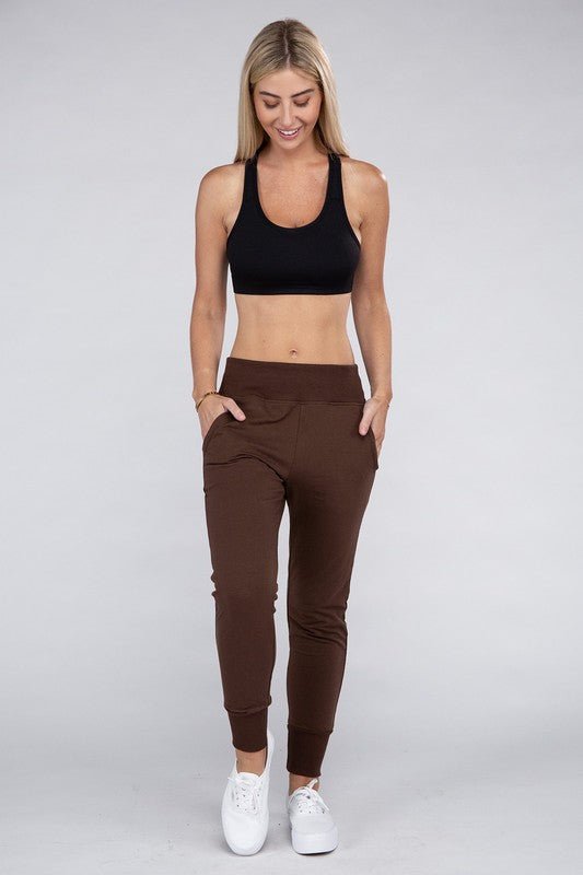 Comfy Stretch Lounge Sweat Pants - Bitsy Gypsy Boutique