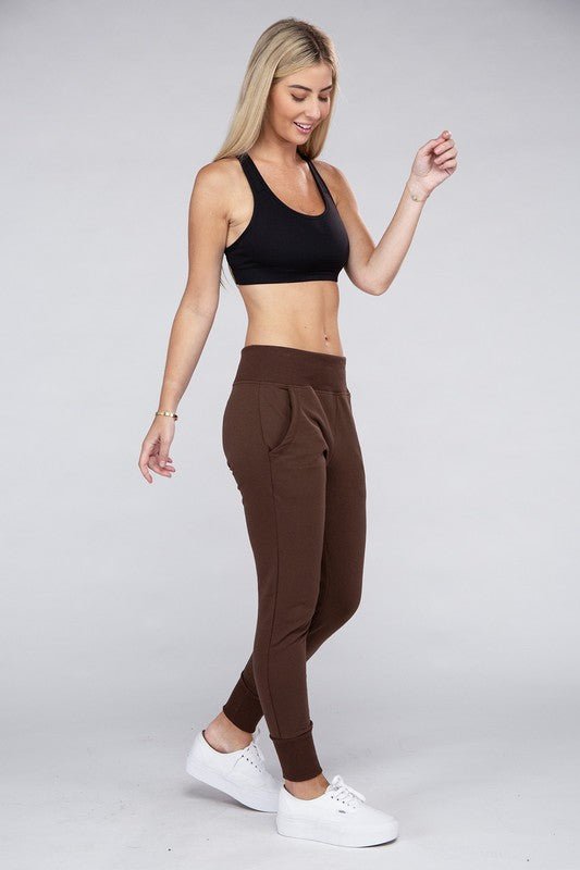 Comfy Stretch Lounge Sweat Pants - Bitsy Gypsy Boutique