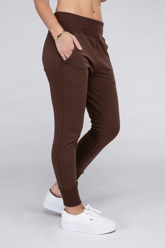 Comfy Stretch Lounge Sweat Pants - Bitsy Gypsy Boutique