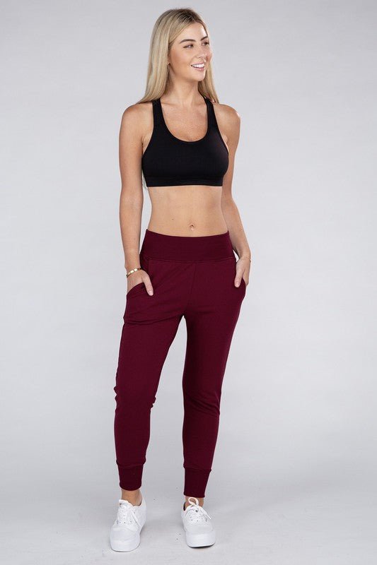 Comfy Stretch Lounge Sweat Pants - Bitsy Gypsy Boutique