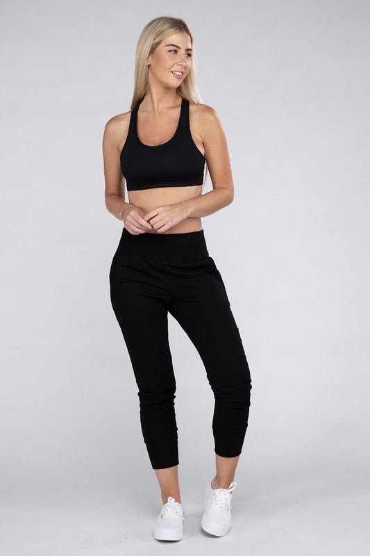 Comfy Stretch Lounge Sweat Pants - Bitsy Gypsy Boutique