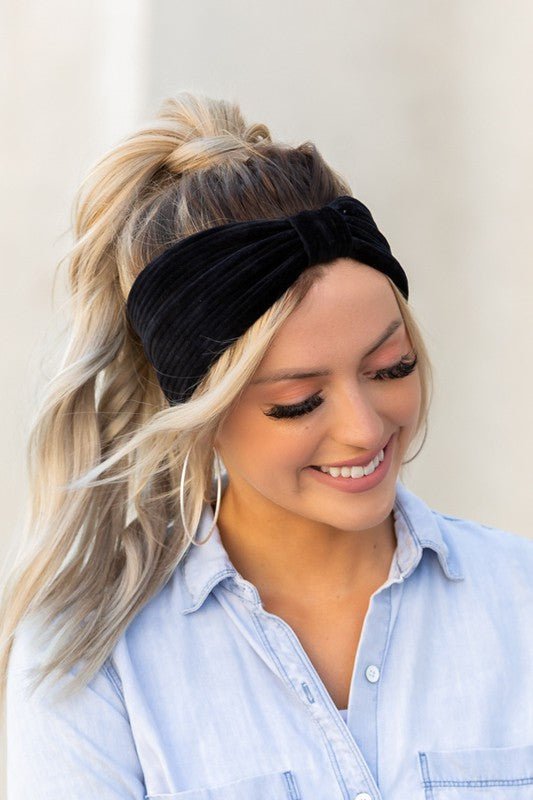 Corduroy Headwrap - Bitsy Gypsy Boutique