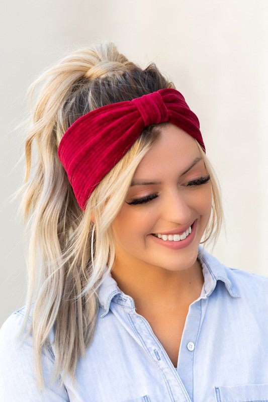 Corduroy Headwrap - Bitsy Gypsy Boutique