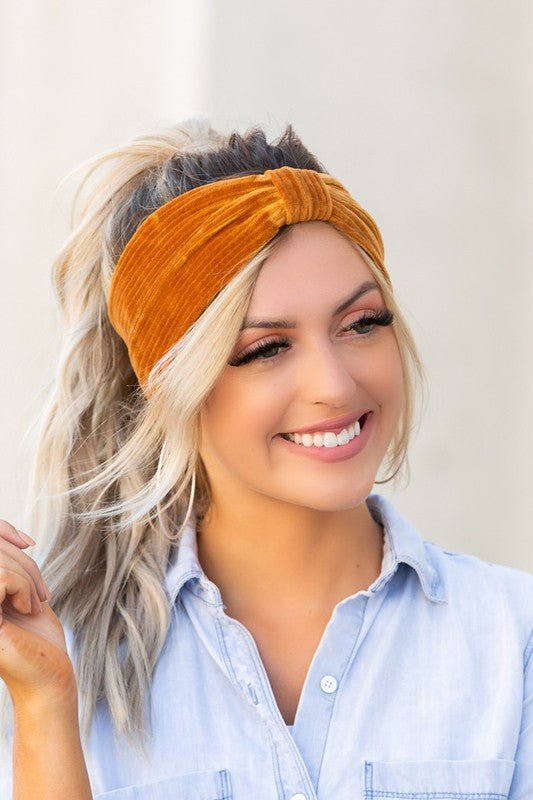Corduroy Headwrap - Bitsy Gypsy Boutique