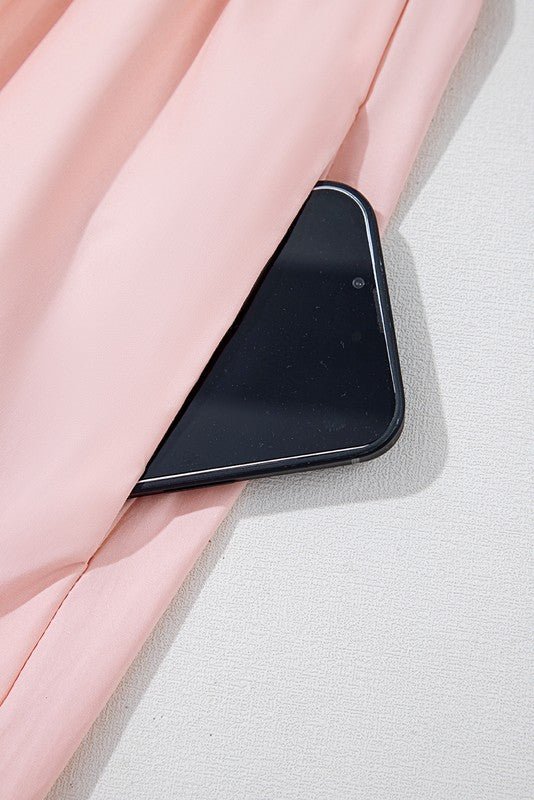 Cotton Flutter Smocked High Waist Ruffle Maxi - Bitsy Gypsy Boutique