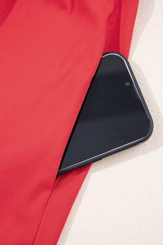 Cotton Flutter Smocked High Waist Ruffle Maxi - Bitsy Gypsy Boutique