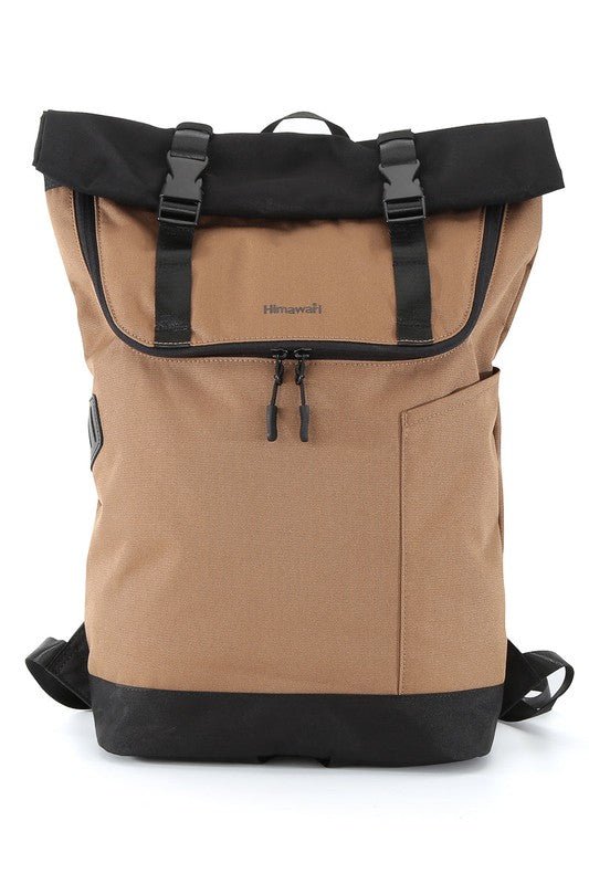 COURIER - INSPIRED URBAN BACKPACK - MOCHA - Bitsy Gypsy Boutique