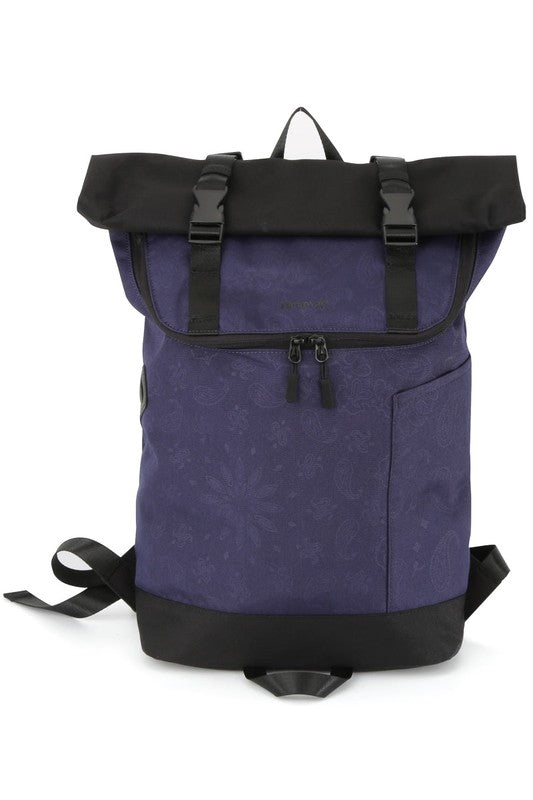 COURIER - INSPIRED URBAN BACKPACK - MOCHA - Bitsy Gypsy Boutique