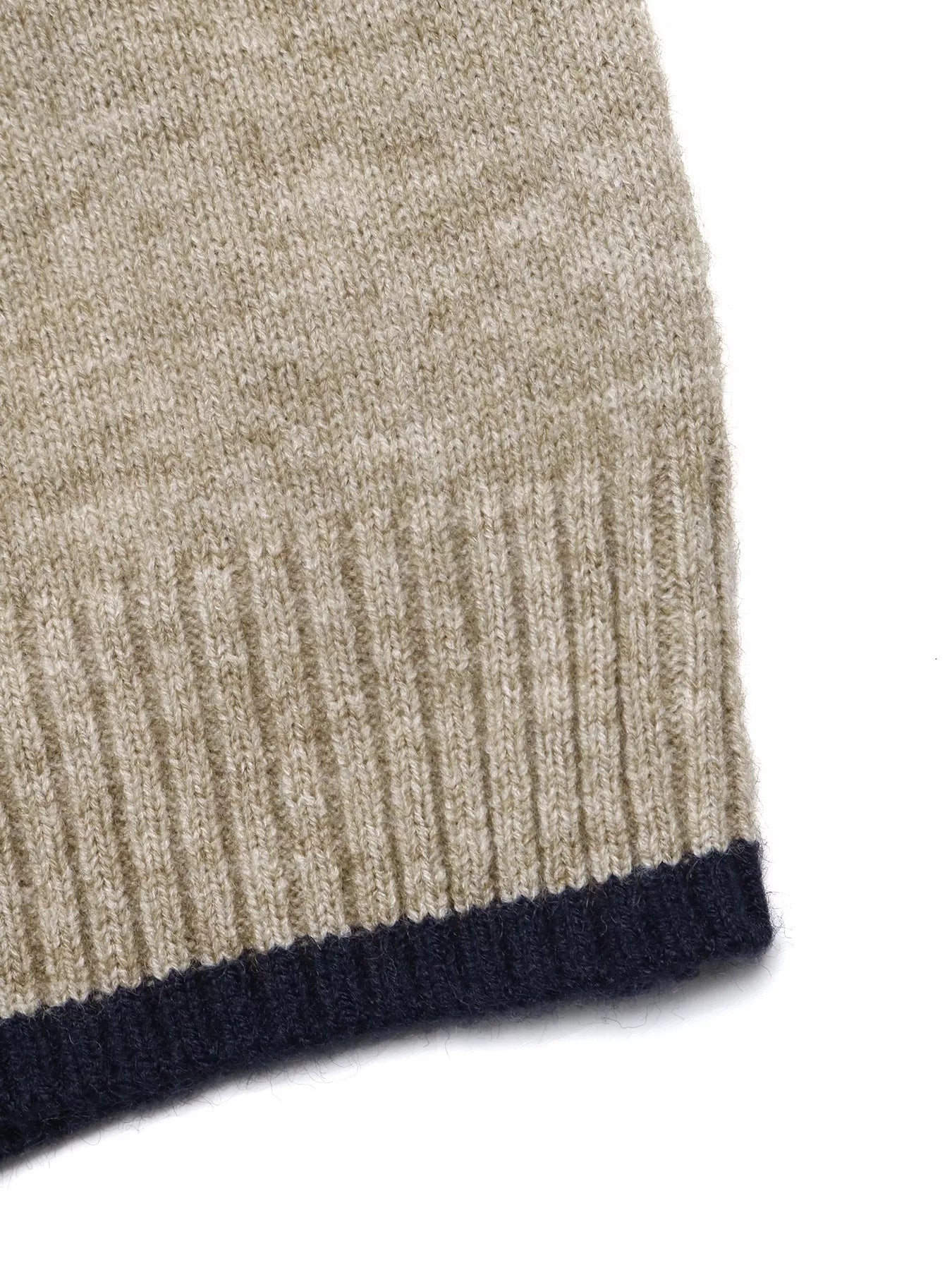 Cozy Mock Neck Sweater with Contrast Trim - Bitsy Gypsy Boutique