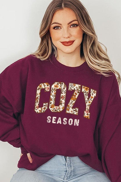 Cozy Season Graphic Sweatshirt - Bitsy Gypsy Boutique