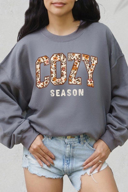 Cozy Season Graphic Sweatshirt - Bitsy Gypsy Boutique